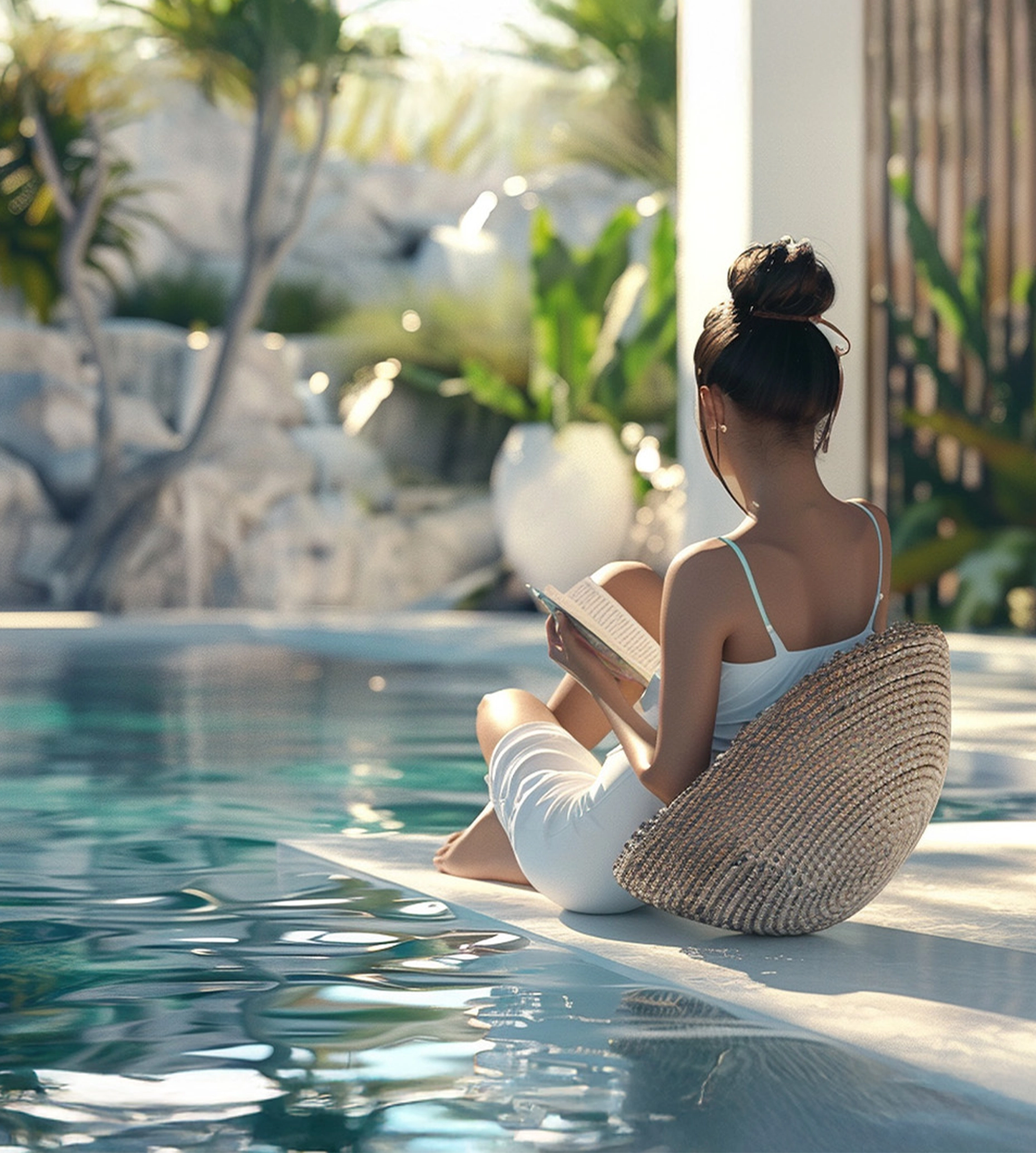 Resort-inspired pools